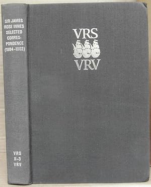 Sir James Rose Innes Selected Correspondence(1884-1902)