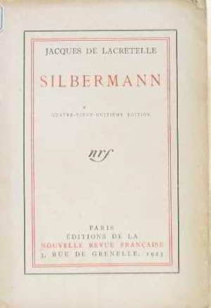 Seller image for Silbermann for sale by crealivres