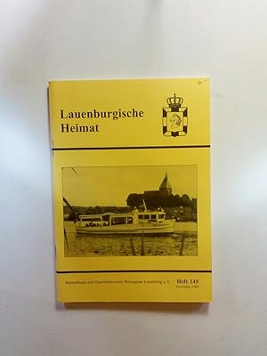 Bild des Verkufers fr Lauenburgische Heimat. Neue Folge. Heft 145. zum Verkauf von ANTIQUARIAT Franke BRUDDENBOOKS