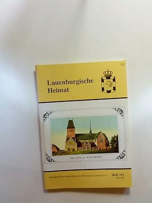 Bild des Verkufers fr Lauenburgische Heimat. Neue Folge. Heft 151 zum Verkauf von ANTIQUARIAT Franke BRUDDENBOOKS