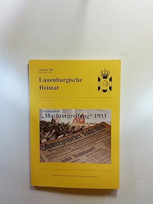 Bild des Verkufers fr Lauenburgische Heimat. Neue Folge. Heft 180 zum Verkauf von ANTIQUARIAT Franke BRUDDENBOOKS