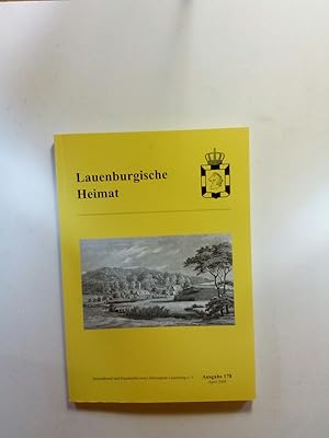 Bild des Verkufers fr Lauenburgische Heimat. Neue Folge. Heft 17 zum Verkauf von ANTIQUARIAT Franke BRUDDENBOOKS