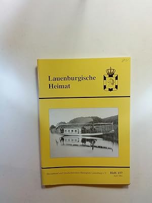 Bild des Verkufers fr Lauenburgische Heimat. Neue Folge. Heft 157 zum Verkauf von ANTIQUARIAT Franke BRUDDENBOOKS