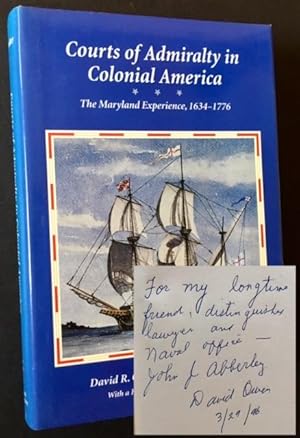 Imagen del vendedor de Courts of Admiralty in Colonial America: The Maryland Experience, 1634-1776 a la venta por APPLEDORE BOOKS, ABAA