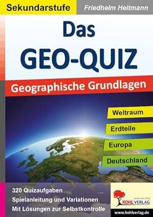 Imagen del vendedor de Das GEO-QUIZ : Geographische Grundlagen a la venta por AHA-BUCH GmbH