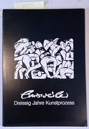 Bild des Verkufers fr Dieter Linxweiler 1960-1990. Dreissig Jahre Kunstprozess - Malerei, Grafik, Zeichnungen, Performance zum Verkauf von Antiquariat Trger