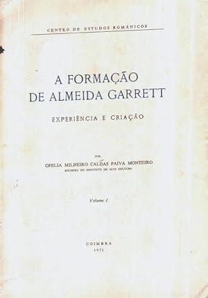A FORMAÇÃO DE ALMEIDA GARRETT.