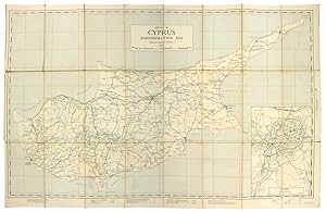 Bild des Verkufers fr Survey of Cyprus Administration Map zum Verkauf von Shapero Rare Books