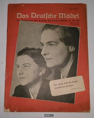 Seller image for Das Deutsche Mdel - Die Zeitschrift des Bundes Deutscher Mdel in der HJ, Heft 1/1940 for sale by Versandhandel fr Sammler