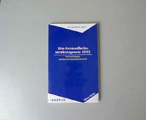 Imagen del vendedor de Das Gesundheitsstrukturgesetz 1993: Auswirkungen auf den Krankenhausbetrieb. a la venta por Antiquariat Bookfarm