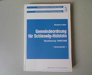 Imagen del vendedor de Gemeindeordnung fr Schleswig-Holstein: Neufassung 1996. Kommunalschriften Schleswig-Holstein, Band 3. a la venta por Antiquariat Bookfarm