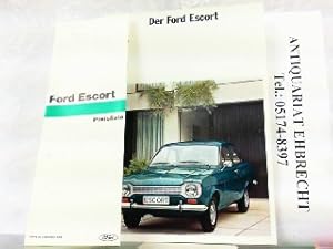 Bild des Verkufers fr Der Ford Escort.- Mit beiliegender Preisliste ! zum Verkauf von Antiquariat Ehbrecht - Preis inkl. MwSt.