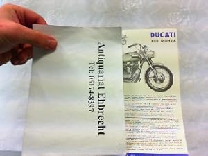 Bild des Verkufers fr Ducati 250 Monza. Werbeblatt. zum Verkauf von Antiquariat Ehbrecht - Preis inkl. MwSt.