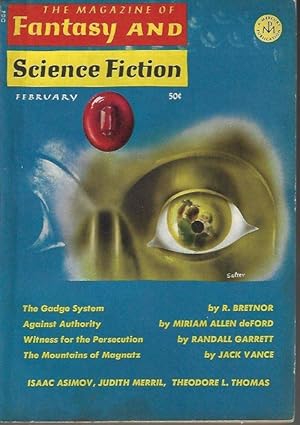 Seller image for The Magazine of FANTASY AND SCIENCE FICTION (F&SF): February, Feb. 1966 for sale by Books from the Crypt