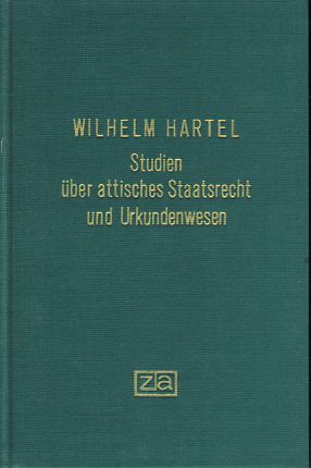 Bild des Verkufers fr Studien ber attisches Staatsrecht und Urkundenwesen. zum Verkauf von Fundus-Online GbR Borkert Schwarz Zerfa