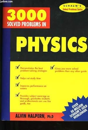 Seller image for 3000 SOLVED PROBLEMS IN PHYSICS. for sale by Le-Livre