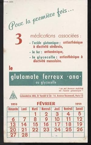 Seller image for BUVARD - LE GLUTAMATE FERREUX for sale by Le-Livre