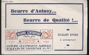 BUVARD - BEURRE D'AULNAY.BEURRE DE QUALITE