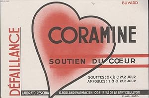 BUVARD - CORAMINE - SOUTIEN DU COEUR - DEFAILLANCE