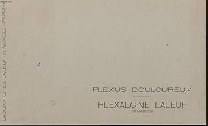 BUVARD - PLEXUS DOULOUREUX - PLEXALGINE LALEUF