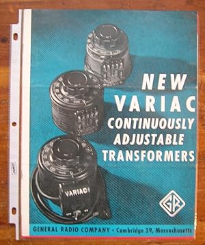 Image du vendeur pour Variac Transformers for Voltage Control [lot of 3 booklets]. mis en vente par Monkey House Books