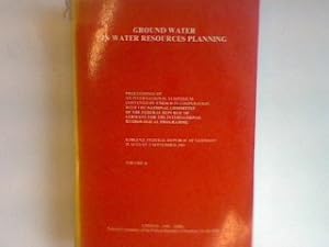 Bild des Verkufers fr Ground water in water resources planning; proceedings, Vol 2 zum Verkauf von books4less (Versandantiquariat Petra Gros GmbH & Co. KG)