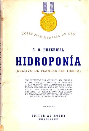 Imagen del vendedor de Hidroponia (Cultivo de Plantas Sin Tierra) a la venta por Book Booth
