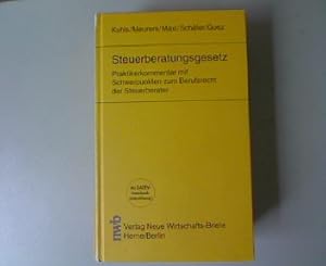 Immagine del venditore per Steuerberatungsgesetz: Praktikerkommentar mit Schwerpunkten zum Berufsrecht der Steuerberater. venduto da Antiquariat Bookfarm