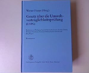 Imagen del vendedor de Gesetz ber die Umweltvertrglichkeitsprfung UVPG. a la venta por Antiquariat Bookfarm