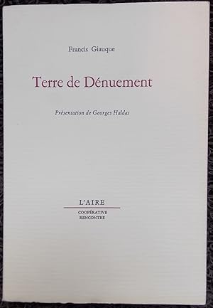 Seller image for Terre de dnuement. for sale by Le Cabinet d'Amateur