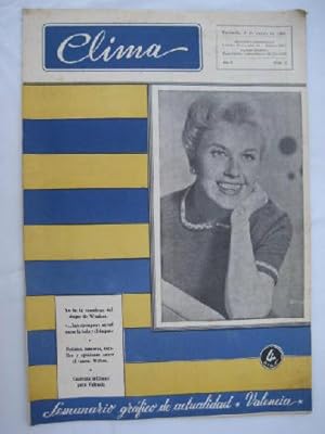 CLIMA. Semanario Gráfico de Actualidad. Año I, Núm 3. Valencia 8 enero 1955