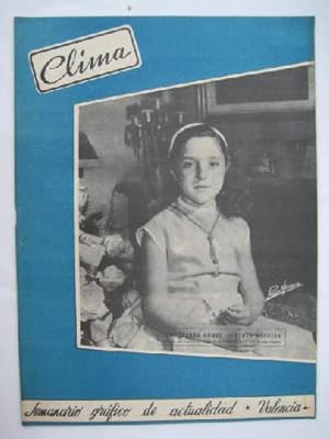 CLIMA. Semanario Gráfico de Actualidad. Año IV, Nº 177. 10 mayo 1958.