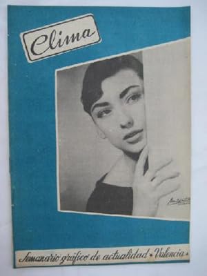 CLIMA. Semanario Gráfico de Actualidad. Año IV, Nº 170. 22 marzo 1958.