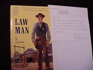 Seller image for Law Man (Plus SIGNED LETTER) for sale by Daniel Montemarano