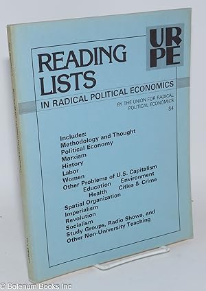 Reading lists in radical political economics vol. 3, Winter 1977
