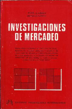 Seller image for Investigaciones de mercadeo for sale by Rincn de Lectura