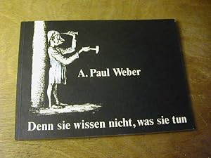 Bild des Verkufers fr Denn sie wissen nicht , was sie tun. Kritische Graphik zum Umweltschutz. HamburgTip 14. August bis13. September 1975 zum Verkauf von Antiquariat Fuchseck