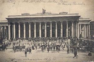 Paris, (s/w): Le Palais de la Bourse.