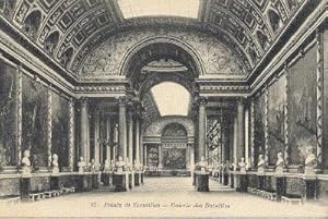 Paris, (s/w): Palais de Versailles - Galerie des Batailles.