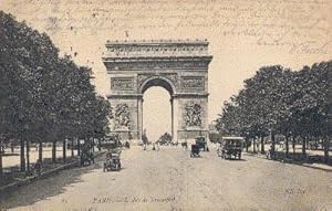 Paris, (s/w): Paris - L`arc de Triomphe.