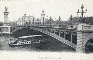 Paris, (s/w): Pont Alexandre III.