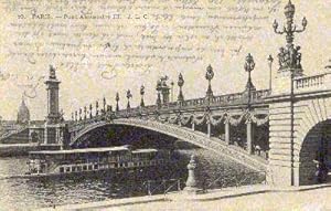 Paris, (s/w): Pont Alexandre III.