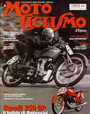 Bild des Verkufers fr Motociclismo d'Epoca Febbraio 2006 (Italian Classic Motorcycle Magazine) zum Verkauf von Parigi Books, Vintage and Rare