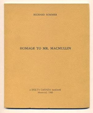 Bild des Verkufers fr Homage to Mr. Macmullin zum Verkauf von Ken Sanders Rare Books, ABAA