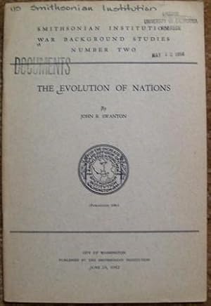 Imagen del vendedor de The Evolution of Nations a la venta por Wordbank Books