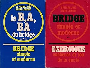 BRIDGE SIMPLE ET MODERNE. LE B, A, BA DU BRIDGE. Vols. II y III.