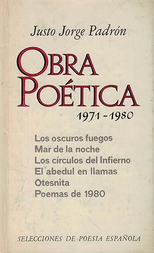 Seller image for OBRA POTICA 1971  1980. for sale by Librera Torren de Rueda