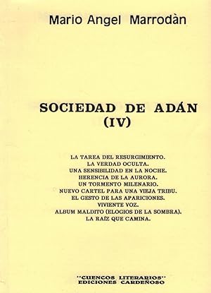 SOCIEDAD DE ADÁN. Tomos III, IV y V.