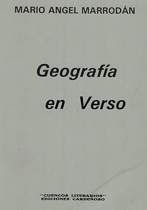 GEOGRAFÍA EN VERSO.