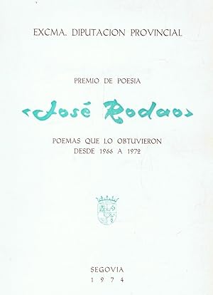 PREMIO DE POESÍA JOSÉ RODAO.